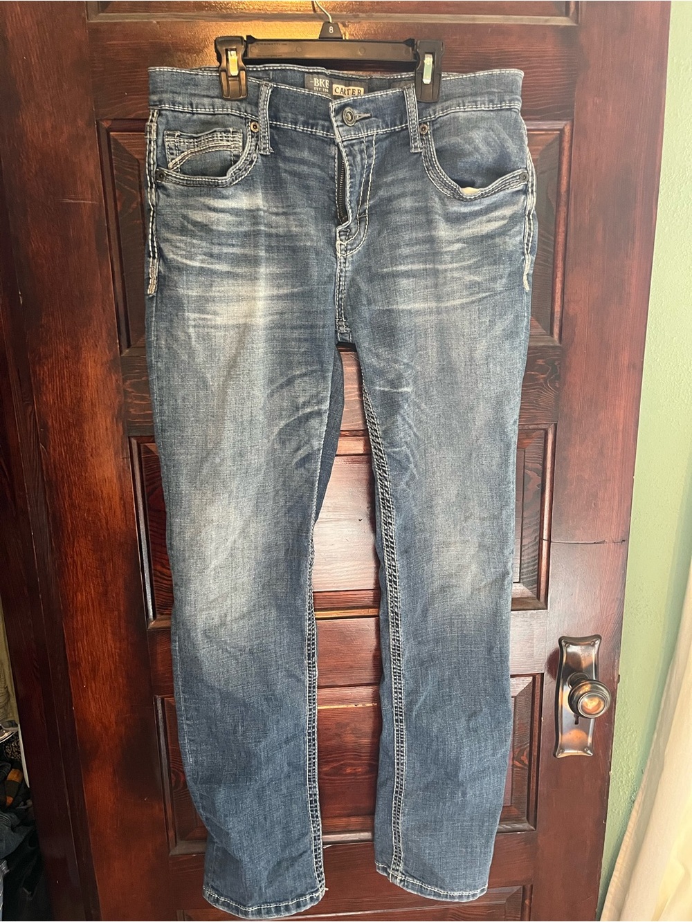 Buckle Carter Men’s Straight-Leg Jeans
